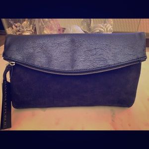 Banana republic navy clutch